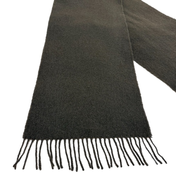 Johnstons of Elgin Scottish Lambswool Scarf 🇬🇧 – Chocolate Brown - 11.5" x 55" - Picture 6 of 10